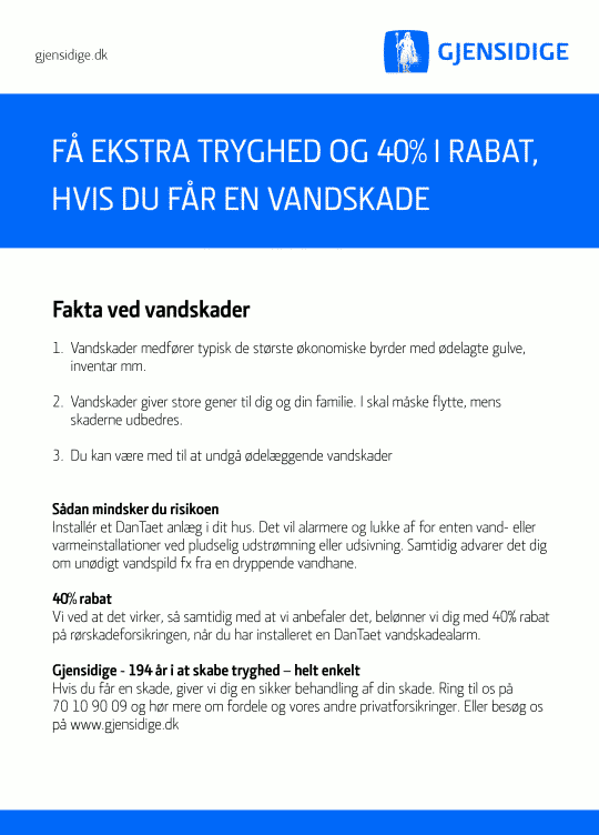 Kundebrev fra Gjensidige forsikring